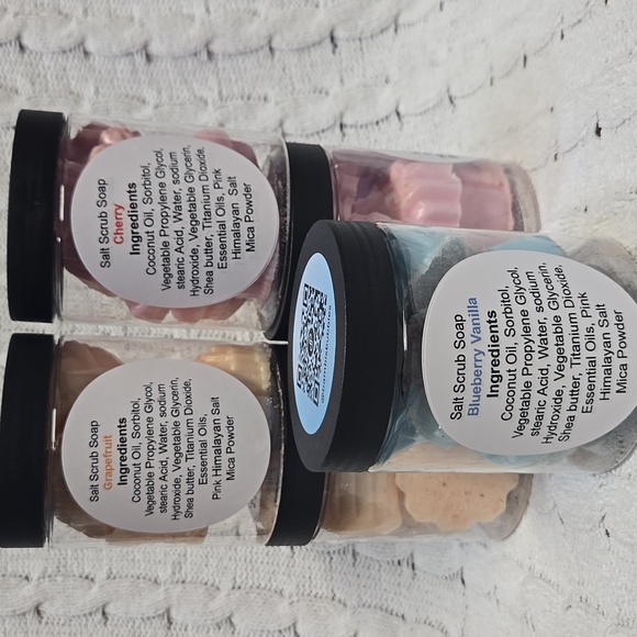 MADE TO ORDER! Salt Scrub Soap Minis  6 pack- 5oz - Picture 12 of 12